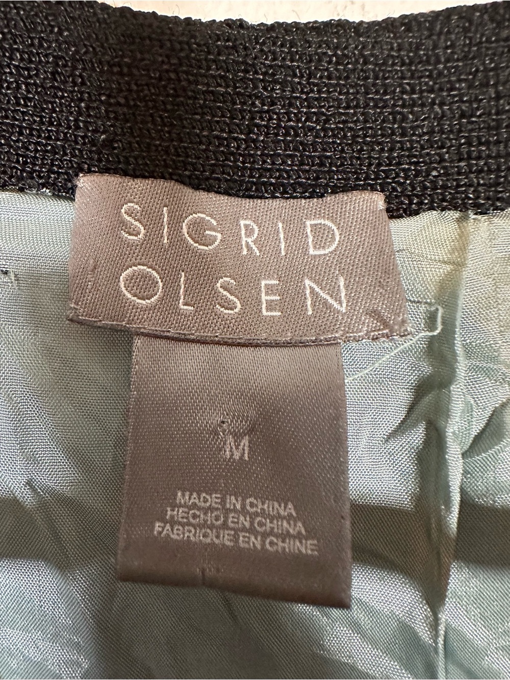 Vintage Sigrid Olsen Embroidered Beaded Cardigan Size M Formal Whimsigoth - Picture 7 of 10